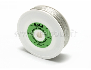 bobine tresse à dessouder étamée 2mm ECE05 BMJ 30m haute conductivité  colophane