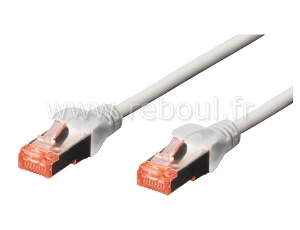 DIGITUS Câble LAN Cat 6 - 7m - Câble réseau RJ45…