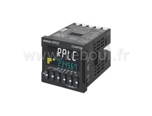 Composants - Compteurs - OMRON H7CCAUD 700364 Compteur numérique 48 x 48 mm  bornes à vis, ip66, 6 chiffres de comptage, multifonction: 1 et 2 étages,  total, lot, double, comp