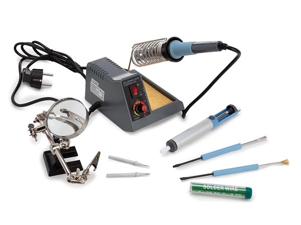 KIT STATION DE SOUDAGE AVEC TEMPÉRATURE RÉGLABLE - 40-48 W - 150-480 °C