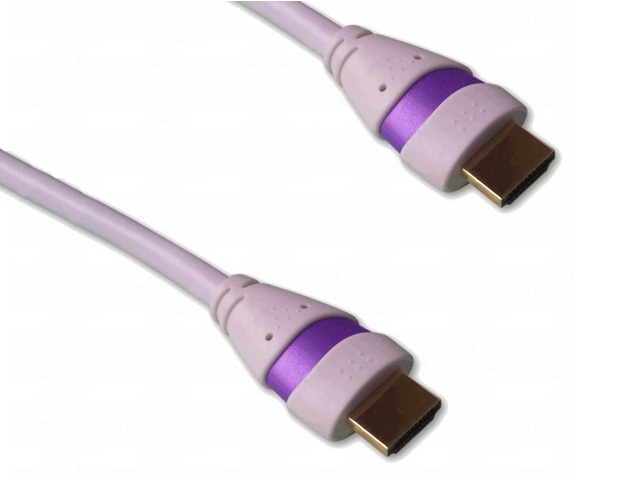 CORDON 1.5 M HDMI A/ HDMI A HIGH SPEED ETHERNET BLANC***blister***