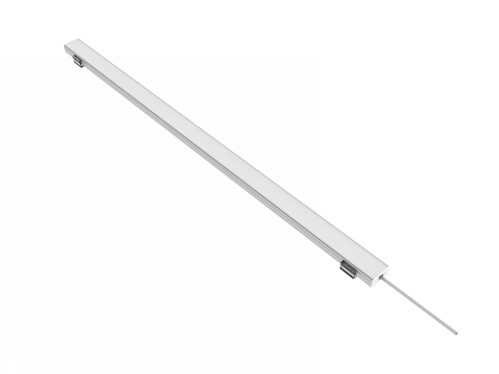Profilé LED 50cm 12W bl.neutre 24VDC diffusant, câble 2m PVC