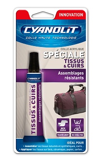 COLLE SPECIALE TISSUS & CUIRS 30 ml