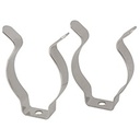 TLED, chrome-plated steel clip kit, Ø36mm