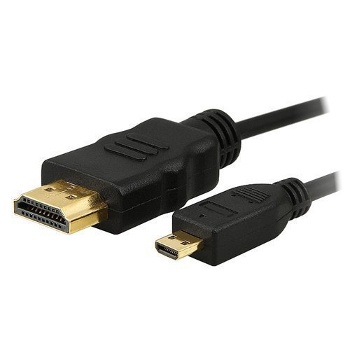 CORDON 1.5M HDMI MICRO D / HDMI A***blister***