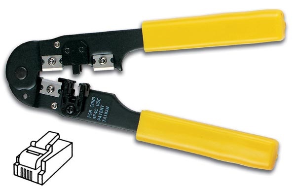 PINCE A SERTIR POUR 4P4C, 4P2C (RJ10) remplacé par VTM468N