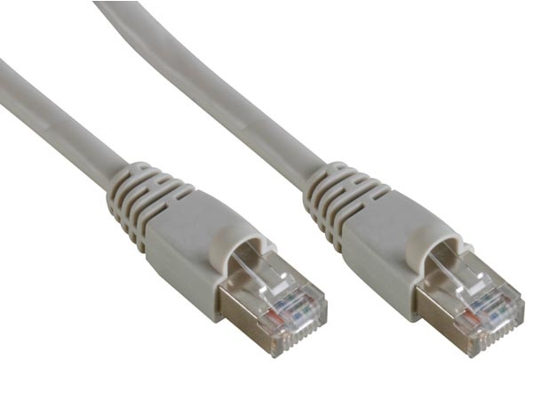  CABLE RESEAU FTP, CONNECTEUR RJ45, CAT 5E (100Mbps), 20m - CONNEXION CROISEE