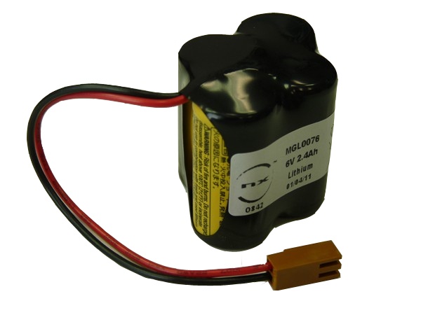 Batterie automate 4x 2/3A BR 2S2P ST6 6V 2.4Ah JAE