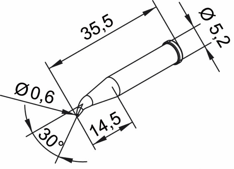 Panne ERSADUR, LF, 0,6mm, longue
