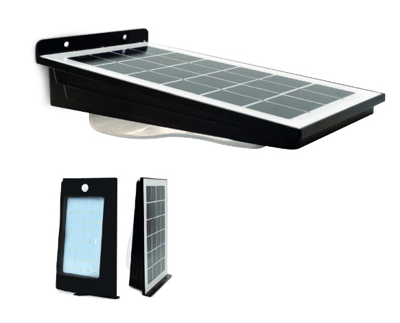 APPLIQUE MURALE SOLAIRE 4 W 4000°K BLANC BOITE