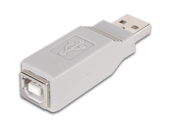 USB2 ADAPTATEUR A/MALE/B/FEMELLE