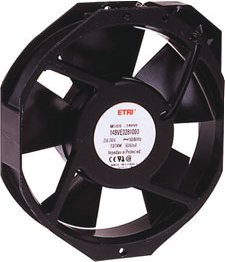**VOIR1737-7638**** VENTILATEUR AXIAL. 172x150x38. "C13". 1x115v - 50/60hz. Roulements. Sortie