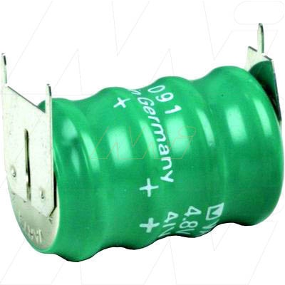   ACCU BOUTON 4.8V 80MA CDNI