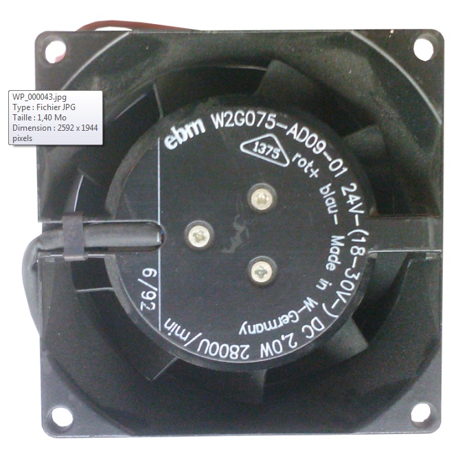  VENTILO 24V 80X80X38MM