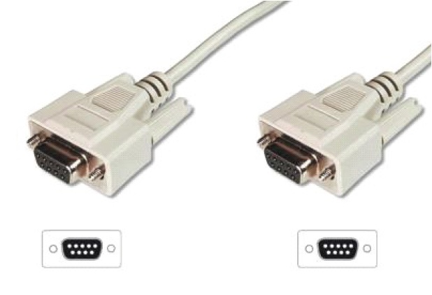 Câble de transfert de données, D-Sub9/F - D-Sub9/F 2m