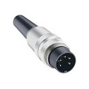  FICHE DIN 12B MALE VERROU.