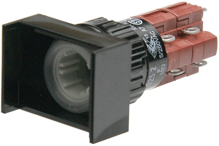 bouton poussoir étanche bistable 2NO+2NC 18*24mm