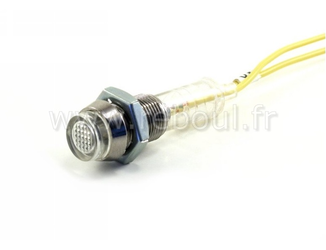  VOYANT 10MM BLANC 380V