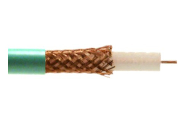 CABLE COAX VIDEO 75 OHMS VERT (LE METRE)