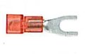 CEF5R/100PCES COSSE FOURCHE 5MM ROUGE
