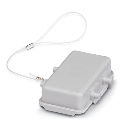  Couvercle de protection HEAVYCONNEC, série B10, pour embase avec étrier transversal, cordon de retenue, IP 54, PA
