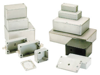 COFFRET ETANCHE EN ALUMINIUM - 222 x 146 x 55mm