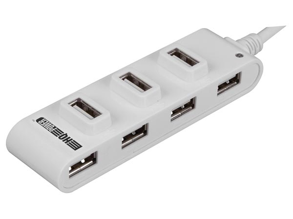 HUB USB 2.0 HAUTE VITESSE - 7 PORTS