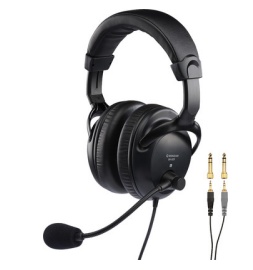 Casque stéréo professionnel avec micro serre-tête dynamique