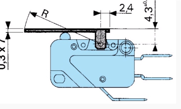 Levier 161A-rayon 25,4 mm