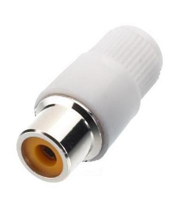 RCA F BLANC PLASTIQUE