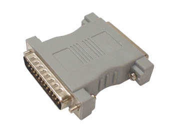  ADAPTATEUR NULL MODEM SUBD25 MALE - SUBD25 FEMELLE