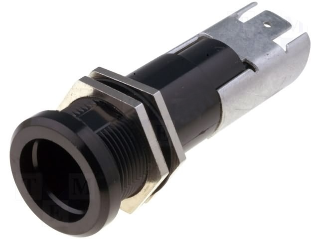 PORTE FUSIBLE 5X20 OU 6X32 IP67  COSSES 6.3X0.8mm -SANS BOUCHON