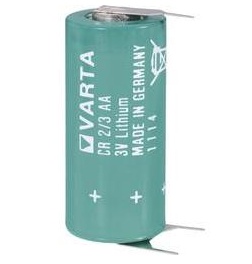 PILE LITHIUM CR2/3AA  3V SORTIS 3 PICOT 2+ 1-