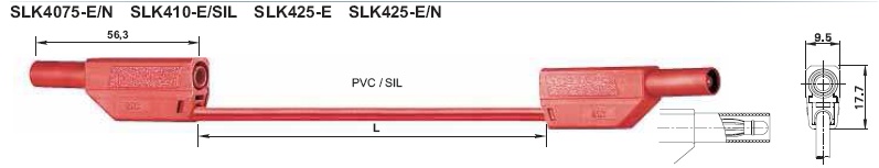  CORDON SLK425-E/32A Jaune 3B3.2824.00g L.100cm