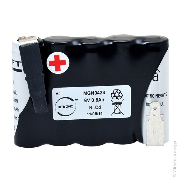 Batterie eclairage secours 5x AA VST 5S1P ST1 6V 800mAh Fast