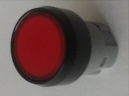  Bouton Poussoir bistable rouge affleurant