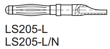  BROCHE LS205-L/N Nickelée 4B3.096.00/IIo