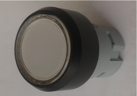  Bouton Poussoir momentané  BLANC affleurant