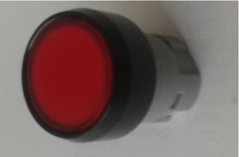  Bouton Poussoir momentané  ROUGE affleurant