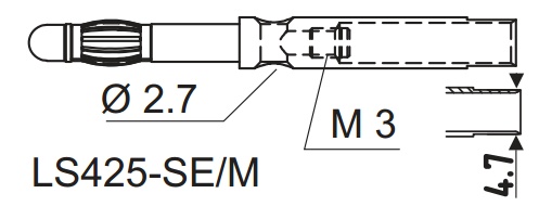  BROCHE LS425-SE/M Dorée 4B3.3006.00/Ig