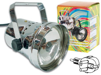  PROJECTEUR PAR36 - CHROMÉ 