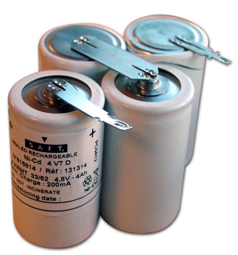 PACK ACCUS 4.8V 4AH SG/ST LOSANGE