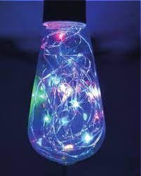 LED FIL COB ST64 E27 1W RGB BOITE