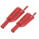  (CF 1234-0507) fiche mâle sécu d4 + fourreau fixe + rep.ARS d4 rouge