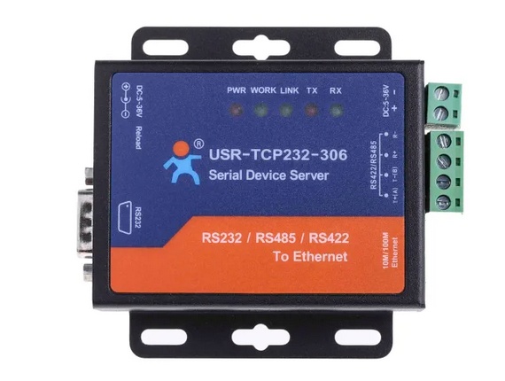 Kit adaptateur RS232 RS485 RS422 vers ETHERNET pour communication LAN