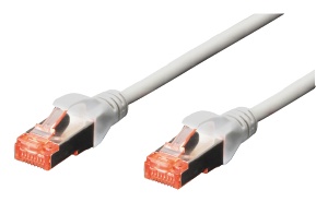 CORDON SSTP CAT6 PREMIUM 15M DROIT GRIS