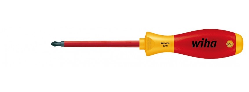 Wiha Tournevis SoftFinish® electric Phillips (00846) PH0 x 60 mm