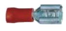 CECF2R/100PCES CLIP FEMELLE 2.8 X 0.8 ROUGE
