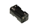 COUPLEUR DE 4 PILRES AA (LR6), AVEC CONTACTS A PRESSION