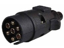 PRISE 12N 7 PIN MAL.PLASTIC PLUG N TYPE